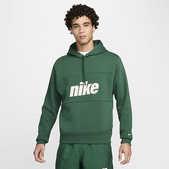 Mens neon green nike hoodie on sale